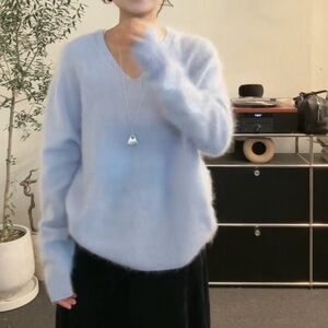 baby Blue wool 90 sweater